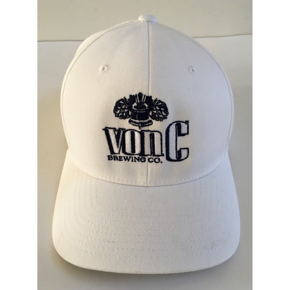 von C Brewing Co. Flexfit S / M Yupoong Cap Hat White